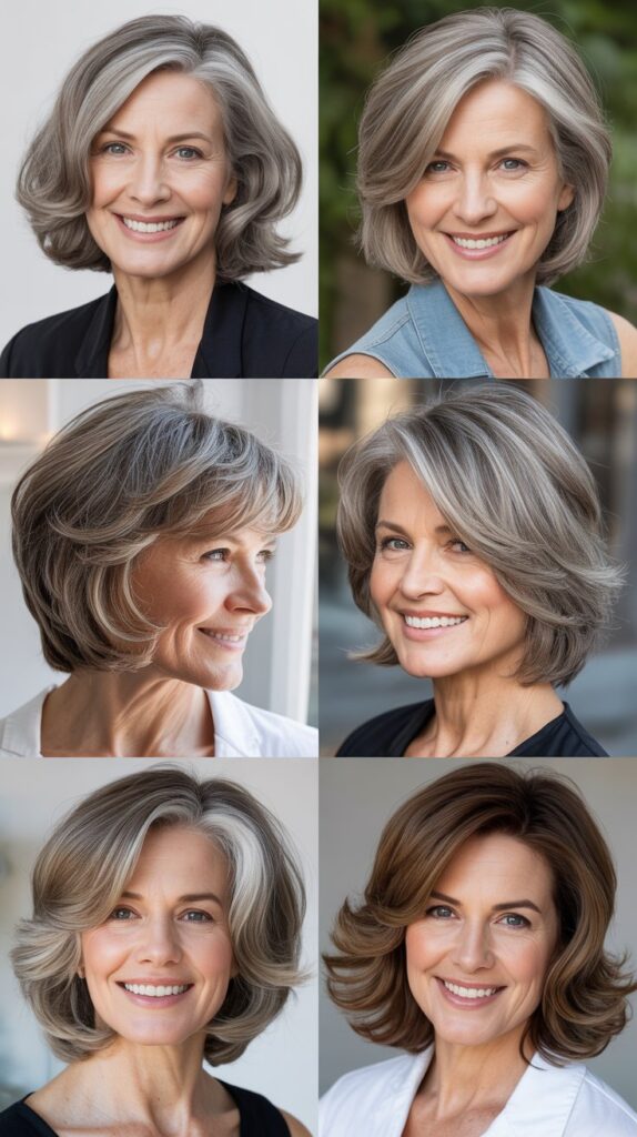 The Layered Bob for Oval Face Shapes