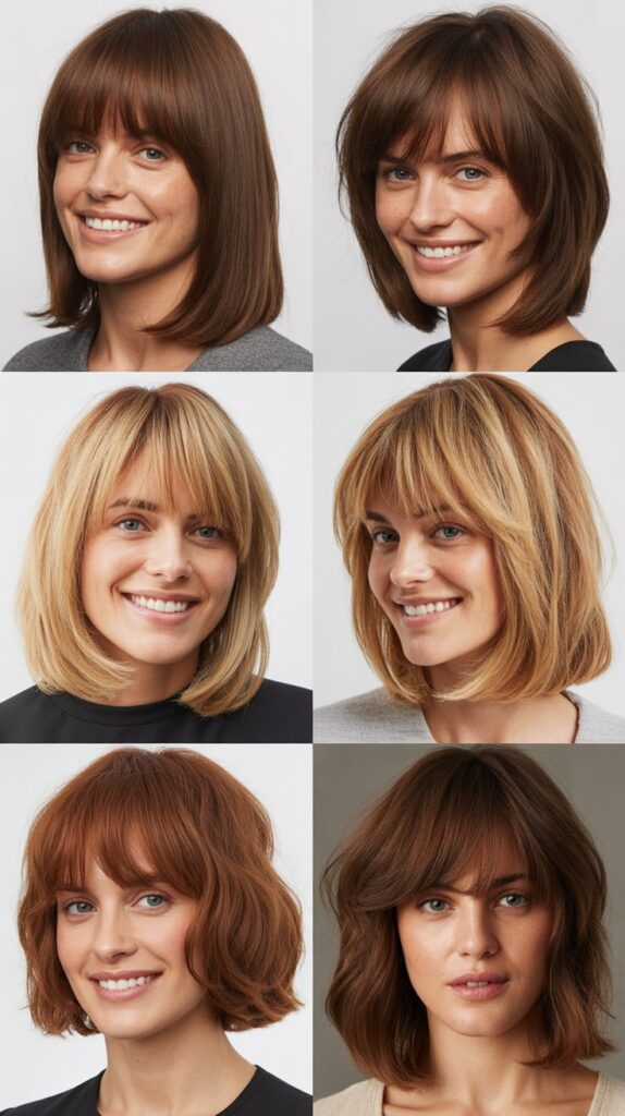  Long Bob With Shaggy Bangs
