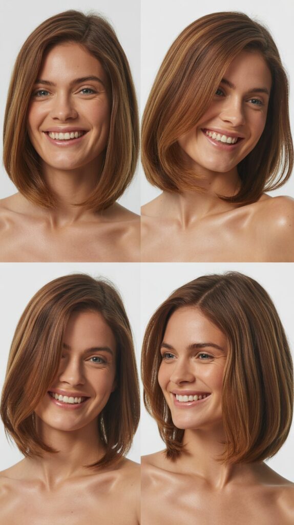  Long Bob with Subtle Layers