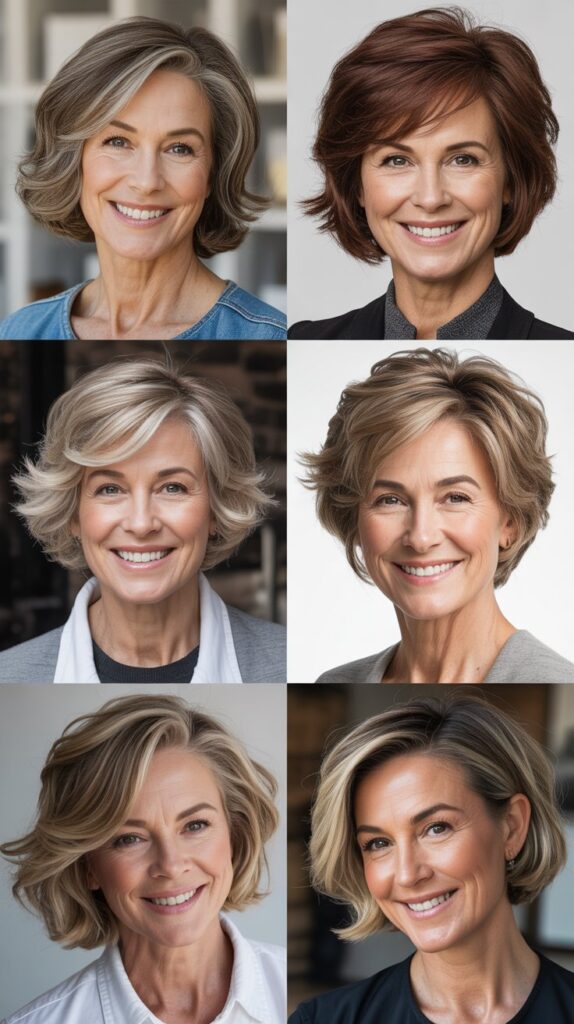 The Textured Choppy Bob with Irregular Layers