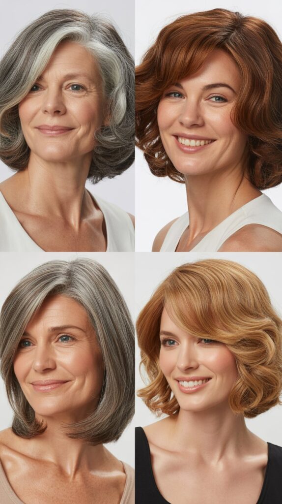  Shoulder-Length Bob with Internal Layers