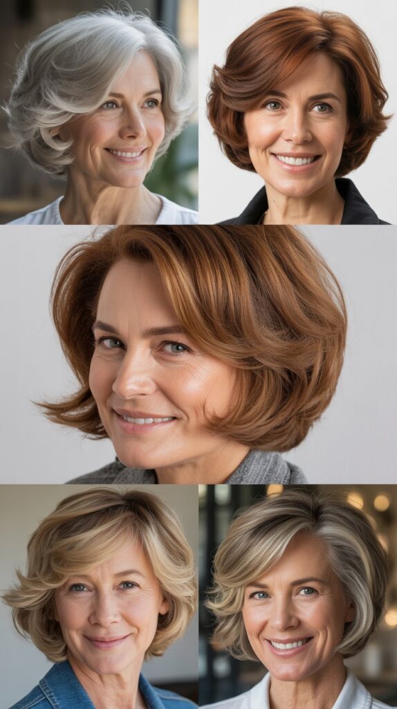 The Rounded Bob with Curved Layers