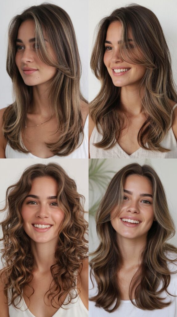 50 Long Layered Haircuts to Try—Front & Back Views 10 Subtle Long Layers