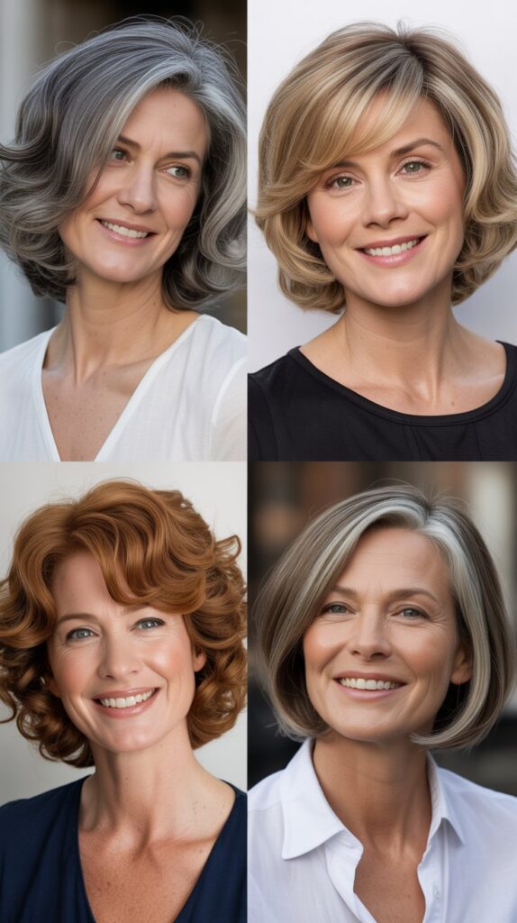 The Layered Bob for Heart-Shaped Faces