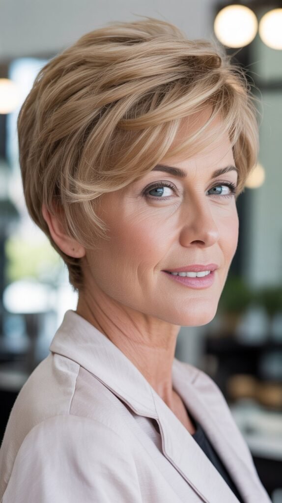 The Rounded Pixie with Soft Texture