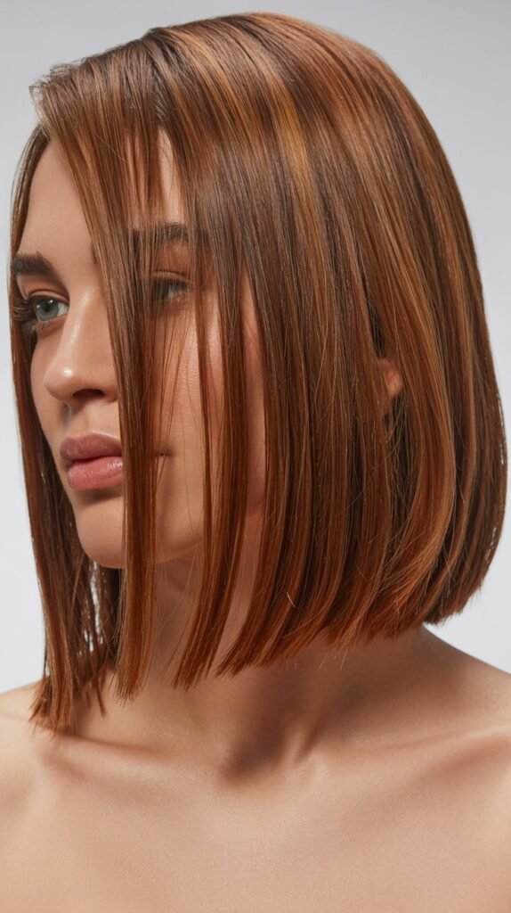 Blunt Cut with Subtle Internal Layers