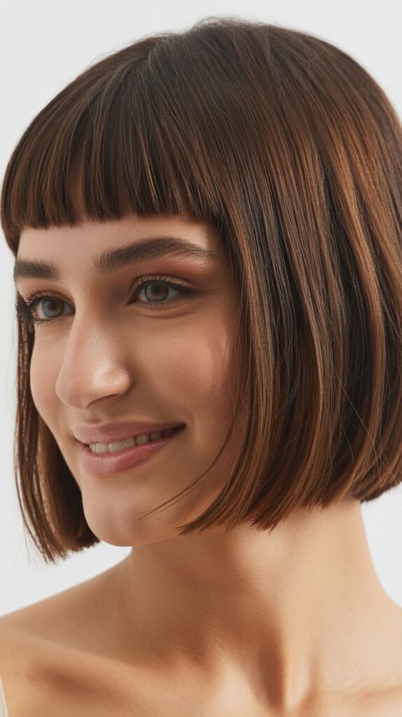 French Bob with Micro Bangs