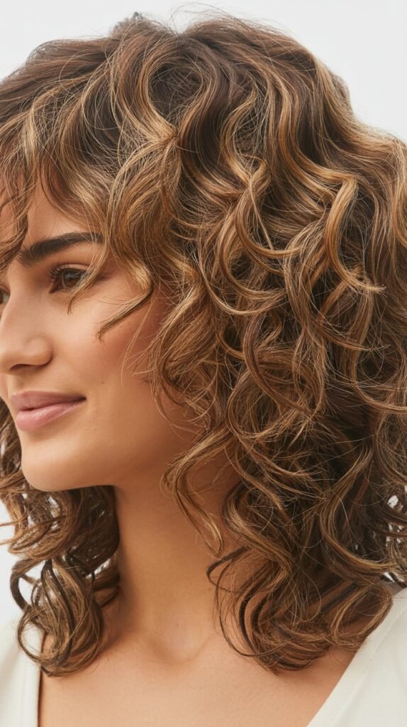 Textured Layers with Natural Curls