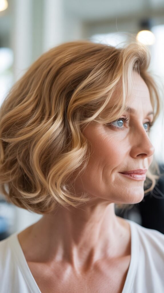 Wavy Bob with Natural Texture