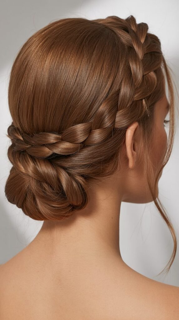 Twisted Rope Braid Updo