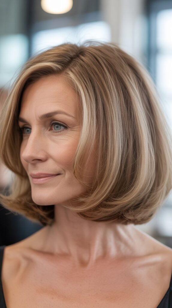 Voluminous Blow-Dried Bob