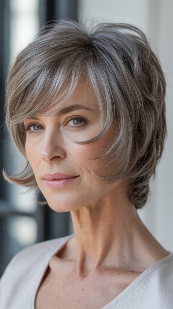 Short Shag with Bangs