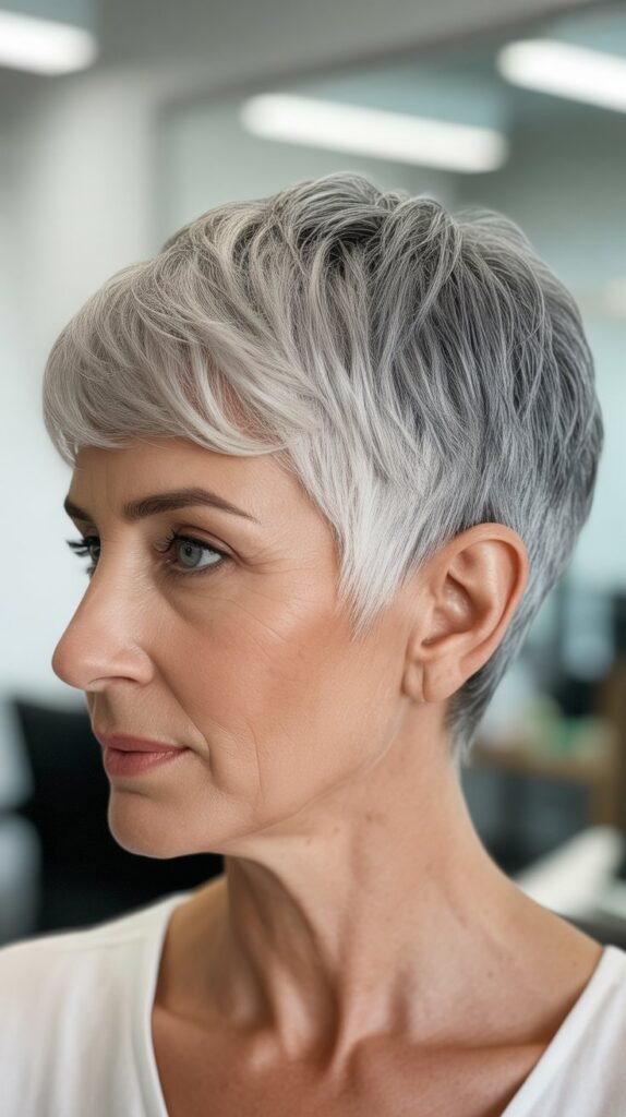 The Tapered Pixie with Sculptured Edges