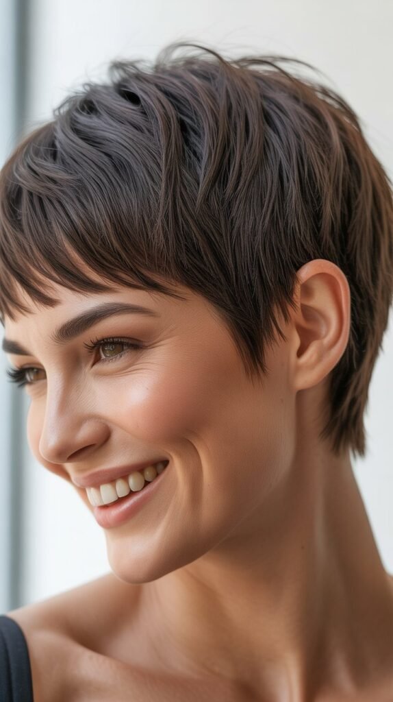 Sleek Shaggy Pixie