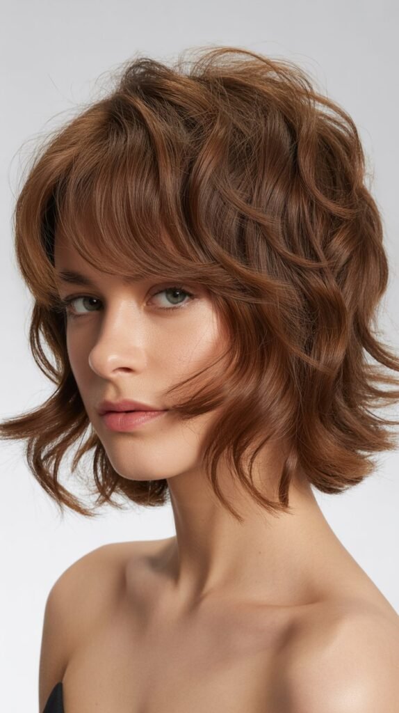 Tousled Crown Messy Bob