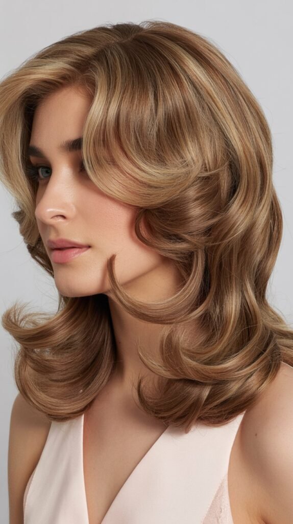 Swoopy Layers for Retro Glamour