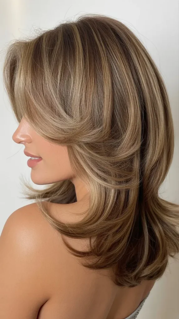 Shoulder-Length Cut With Concave Layers