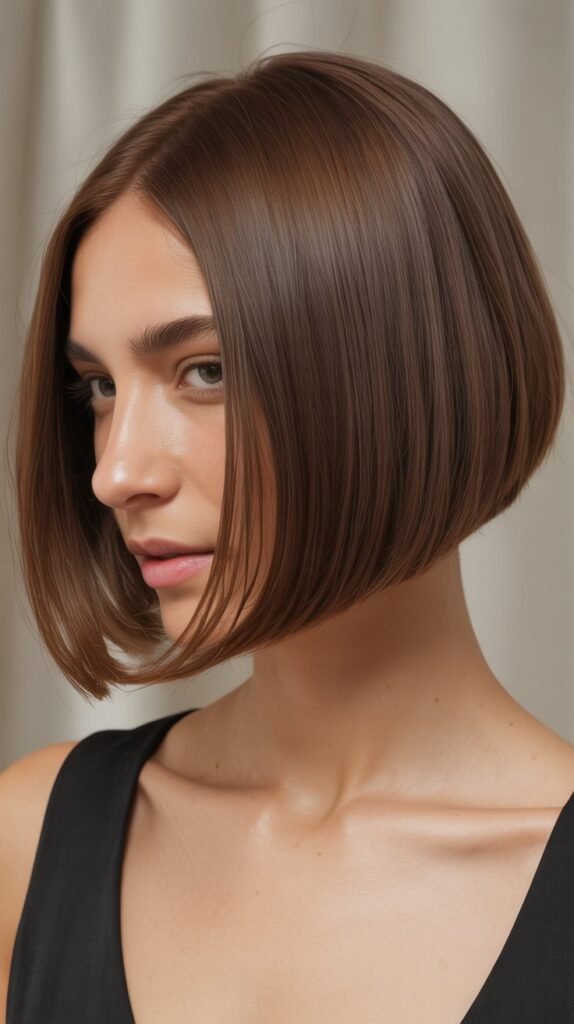 Blunt French Bob for Maximum Density