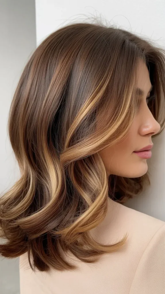 Shoulder-Length Cut With Balayage-Enhanced Layers