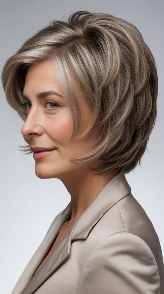 Textured Bob with Piecey Ends