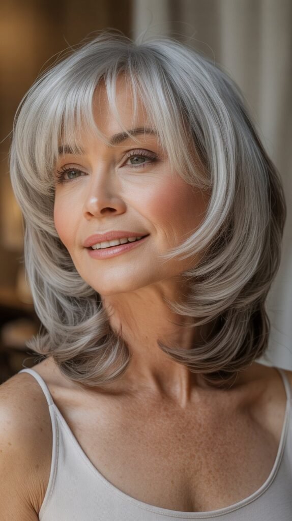 Medium Shag with Bangs