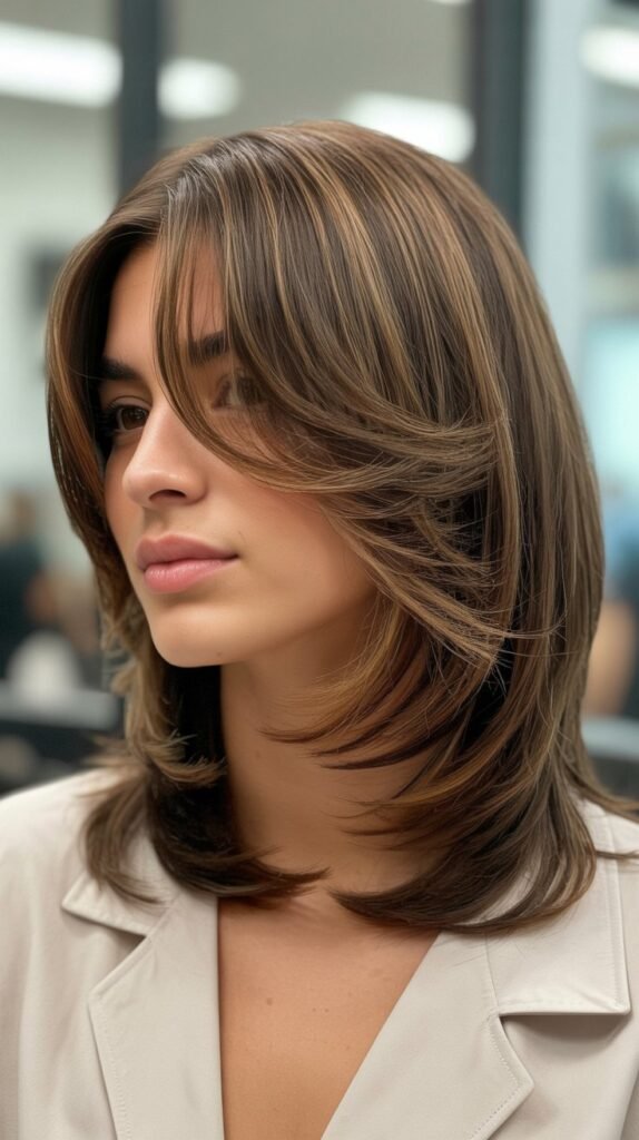 Piece-y Shoulder-Length Cut