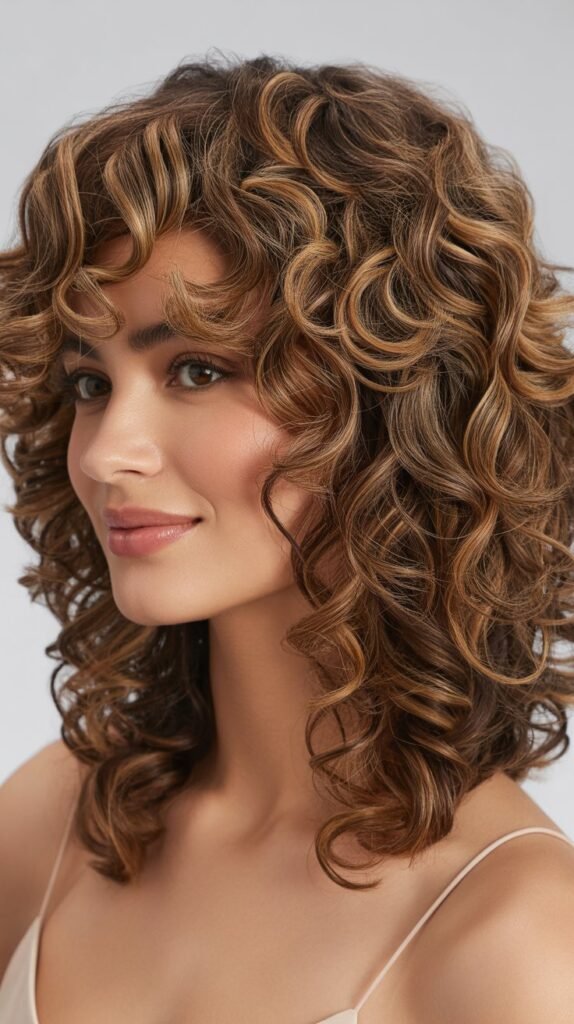 Bouncy Layered Curls