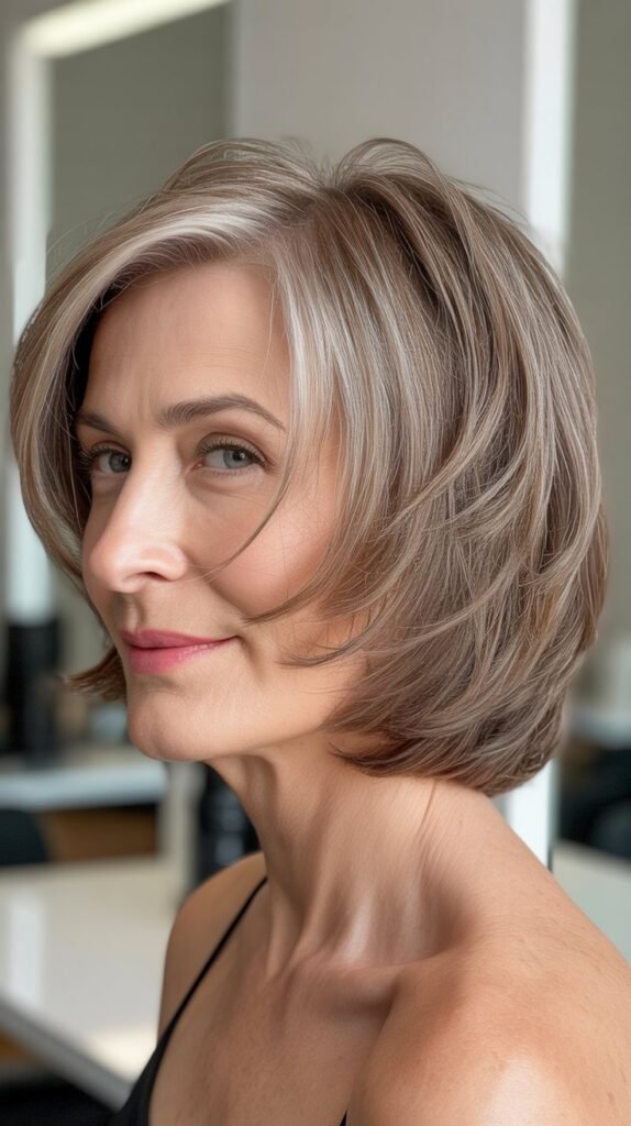 Razored Bob with Piecey Texture