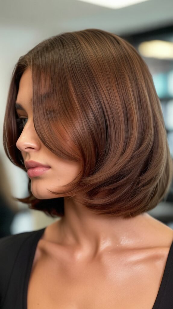 Layered French Bob with Volume