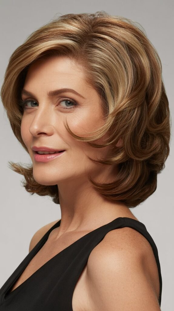 Classic Chin-Length Layered Bob