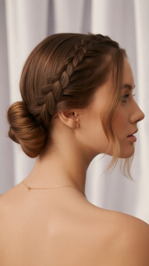 Braided Low Bun