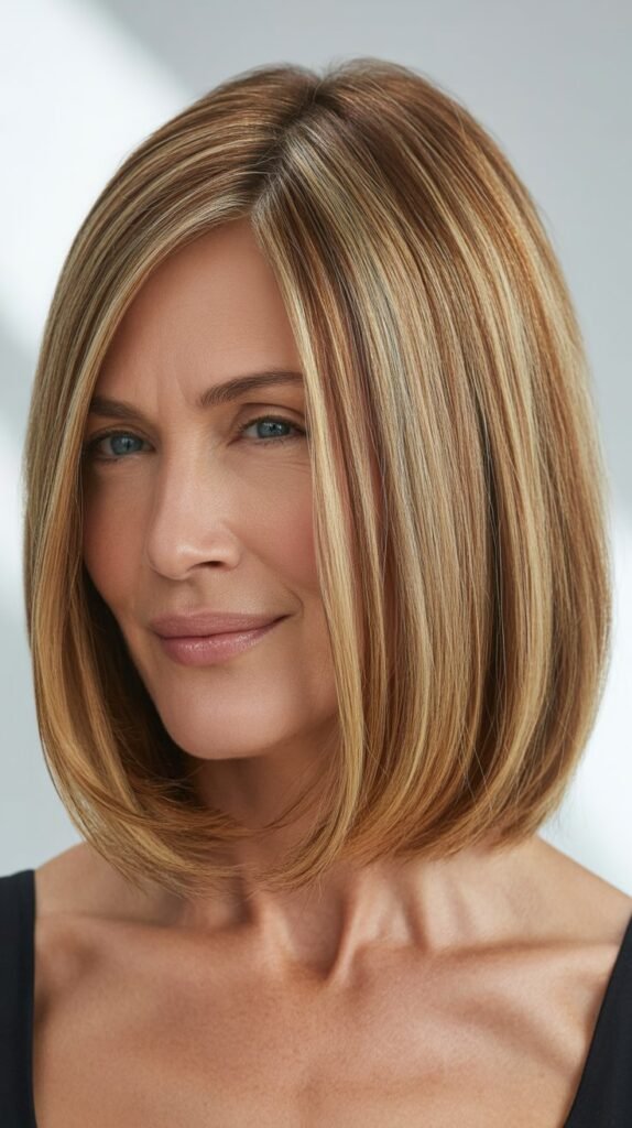 The Blunt Lob with Center Part