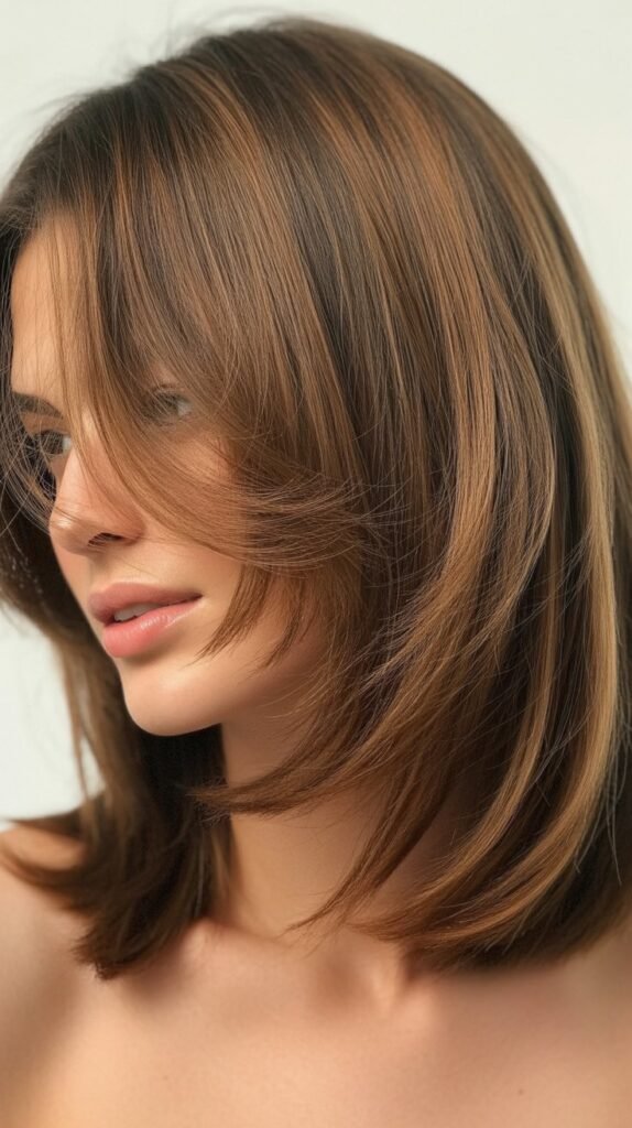 Textured Layered Lob with Movement