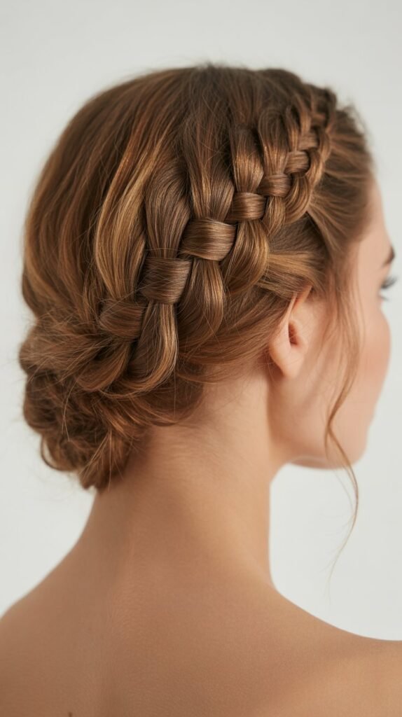 Fishtail Braid Updo