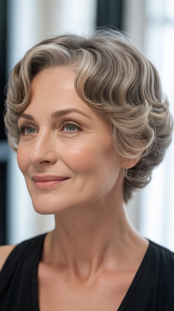 The Textured Crop with Finger Waves