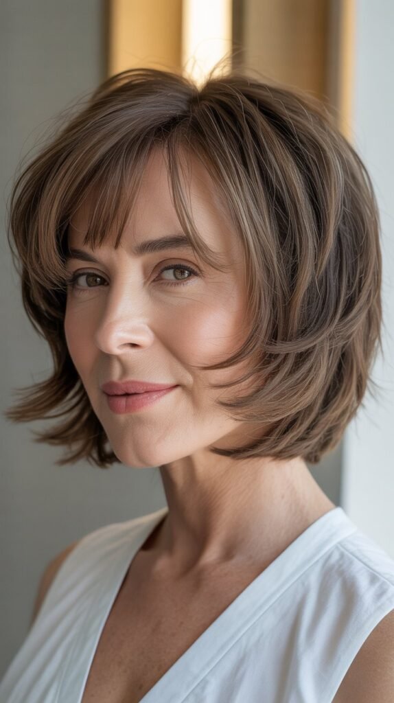 Choppy Bob with Micro Bangs