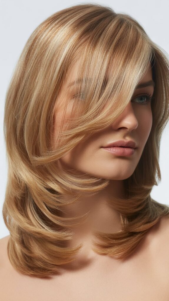 Swoopy Face-Framing Layers