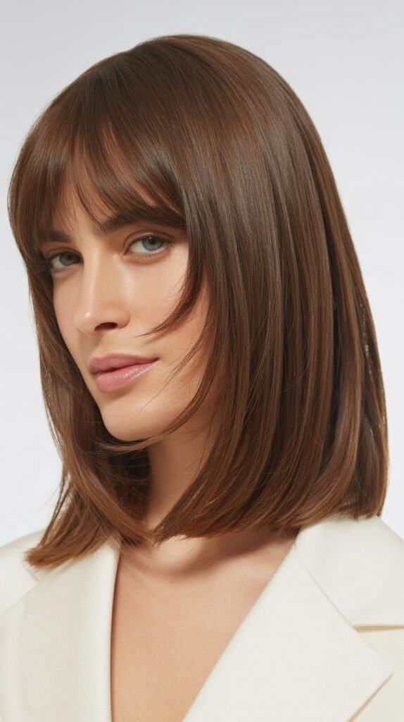  Long Bob with Bangs