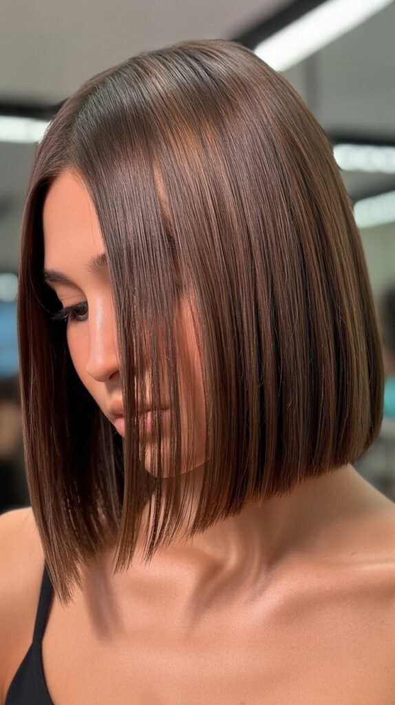 Blunt Cut Long Bob