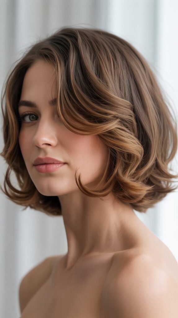 French Bob with Volume Powder