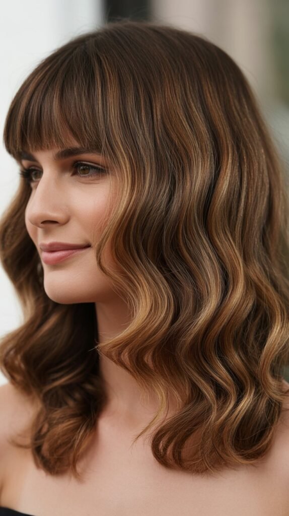 Bottleneck Bangs With Glamorous Waves