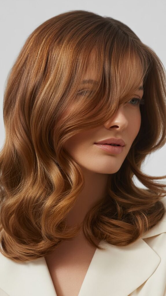 Soft Waves with Long Bangs