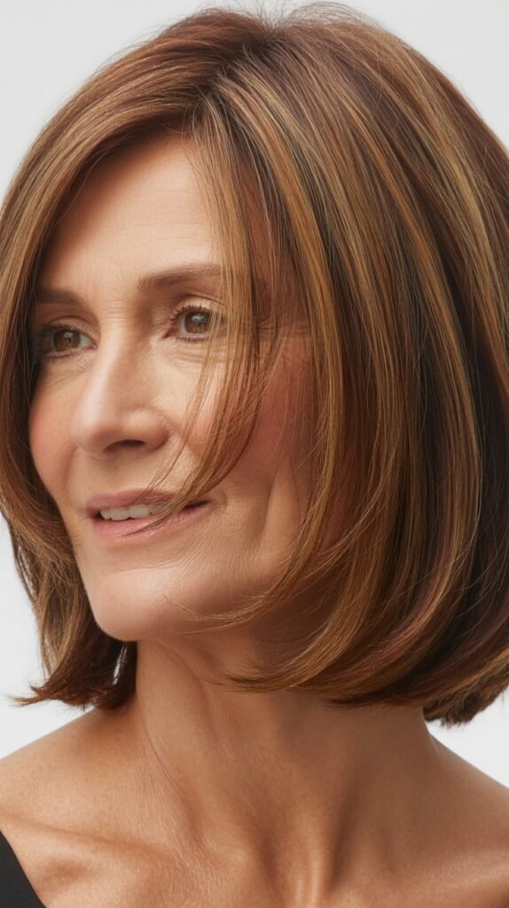 Chin-Length Bob with Wispy Ends