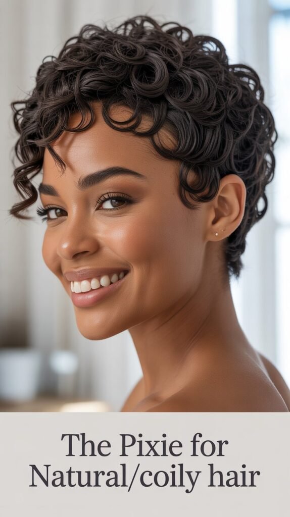 The Pixie for Natural/Coily Hair