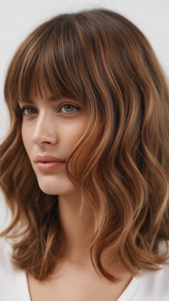 Wavy Shag with Full Fringe