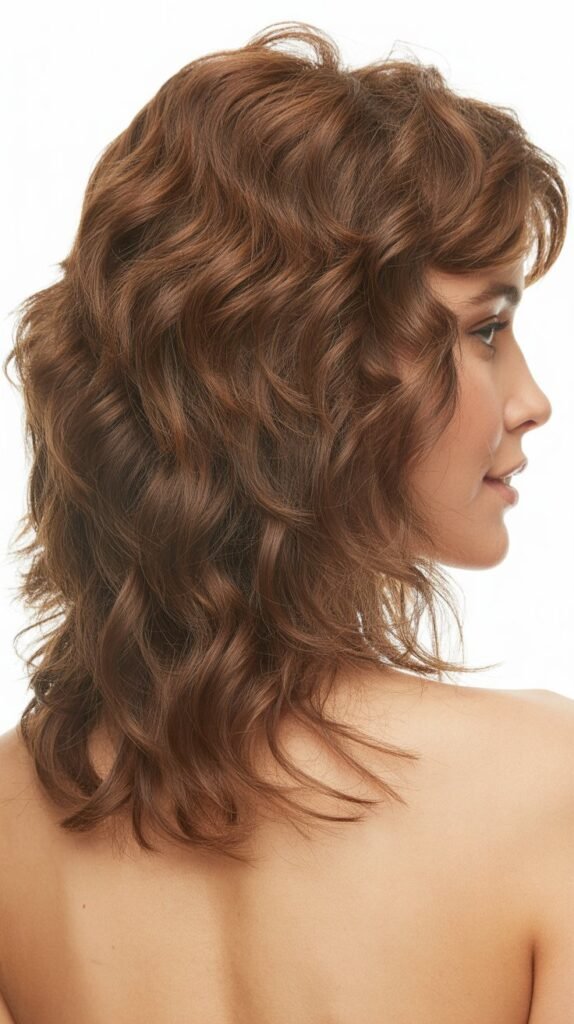 Classic Shoulder-Length Layers with Face-Framing