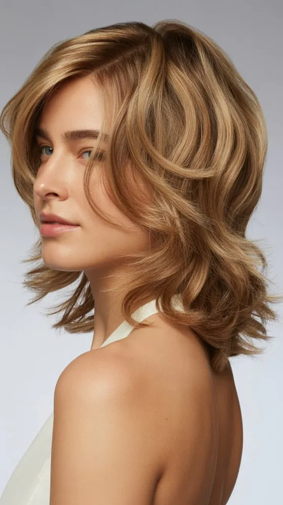 Shoulder-Length Cut With Shattered Layers