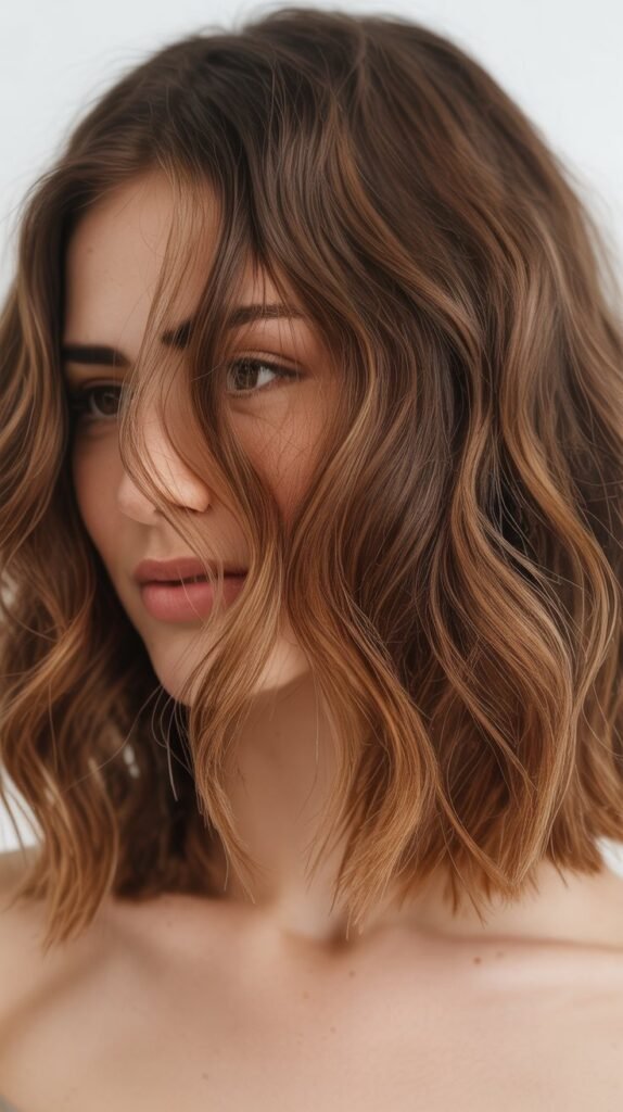 Wavy Lob with Natural Texture