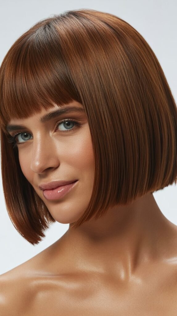Straight Bob with Micro Fringe