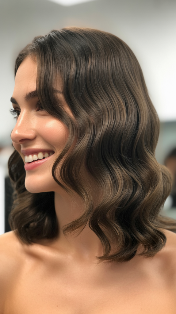 Shoulder-Length Cut with Disconnected Layers